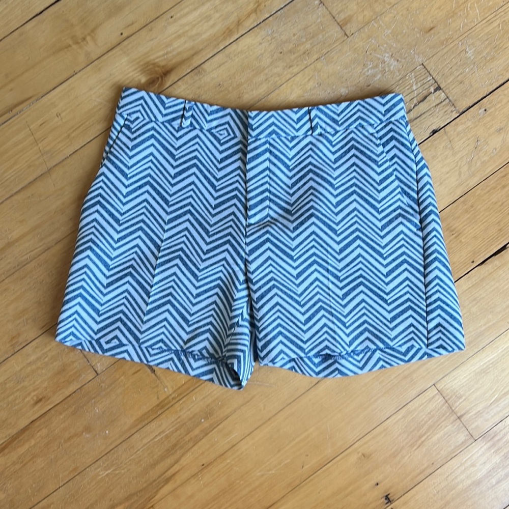 Banana Republic dressy shorts with chevron pattern